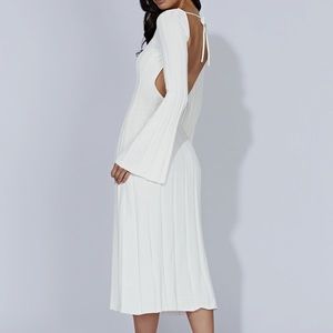 MESHKI Juniper Dress in white
